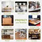 14 x 63 Inch Table Cover protector - Vinyl, Plastic, 1.5mm Thick - Top Desk Mat, Pad