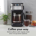Hamilton Beach 12 Cup Programmable Coffee Maker, FrontFill™ Drip Coffee Maker