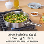 Calphalon Stainless Steel 3-Qt Sauté Pan with Lid