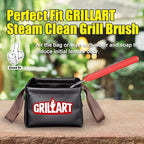 GRILLART Grill Brush Bristle Free, Soak Basin, Perfect Partner for SteamWizards Grill Brush (Only Soak Basin No Grill Brush)