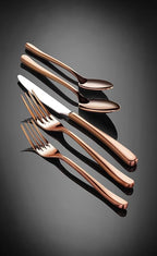 Artaste Rain II Forged 18/10 Stainless Steel (Copper (Service for 4), Flatware (20-Piece Set))