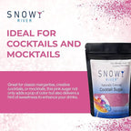 Snowy River Pink, Cocktail & Margarita Sugar Rimmer - Vibrant Color Glass Rimming Sugar with Medium Crystal Texture - 4oz