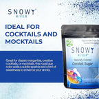 Snowy River Royal Blue, Cocktail & Margarita Sugar Rimmer - Vibrant Color Glass Rimming Sugar with Medium Crystal Texture - 4oz