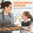 NutriChef 8-Piece Nonstick Stackable Bakeware Set - PFOA, PFOS, PTFE Free Baking Pans Set w/Non-Stick Coating, 450°F Oven Safe, Round Cake, Loaf, Muffin, Wide/Square Pans, Cookie Sheet (Gray)