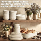 Artena Small Bowls Set of 4, 12 oz Ceramic Embossment Dessert Bowls, white Bowl for Kitchen, Ice Cream, Side Dishes, Rice, Cereal, Fruit, 4.5 Inch, Microwave & Dishwasher Safe, Damask Floral