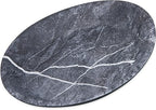 Carlisle FoodService Products Ridge Resuable Plastic Plate Coupe Plate for Home and Restaurant, Melamine, 10 Inches, Soapstone, (Pack of 12)
