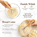 Sourdough Starter Kit with Dutch Oven and Scale - Complete Sourdough Kit with Proofing Baskets, 34oz Jar, Slings, and Other Premium Bread Making Tools - Perfect Baking Gifts for Women, Men, and Bakers