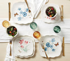 Lenox 894309 Butterfly Meadow Square 4-Piece Dinner Plates