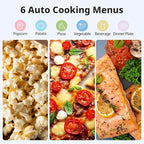 COMFEE EM720CPL-PMB Countertop Microwave Oven with Sound On/Off, ECO Mode and Easy One-Touch Buttons, 0.7 Cu Ft, Black
