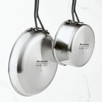 KitchenAid 5-Ply Clad Polished Stainless Steel Fry Pan/Skillet, 12.25 Inch