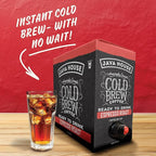 Java House Cold Brew Coffee on Tap – Premium 100% Arabica Dark Roast – Smooth Espresso Flavor with Dark Chocolate Notes – 1 Gallon Box (16 Servings) – Ready to Drink, No Brewing Required, Fridge-Friendly