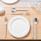 KINGSTONE Silverware Set, 20-Piece Flatware Cutlery Set Premium Stainless Steel, Service for 4, for Kitchen, Home, Wedding, Party, Mirror Polished and Dishwasher Safe