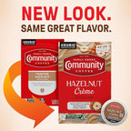 Community Coffee Hazelnut Creme Flavored 72 Count Keurig K-Cup Coffee Pods, Medium Roast, 12 Count (Pack of 6)