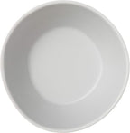 Carlisle FoodService Products Ridge Reusable Plastic Bowl Soup Bowl for Home and Restaurant, Melamine, 8 Ounces, Cement, (Pack of 24)