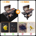 100x51 Inches Extra Large Grill Mat for Outdoor Grill - Fireproof Deck and Patio Protector, Waterproof and Oil-Proof Barbecue Grill Mat