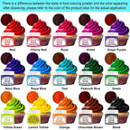 Food Coloring Powder - 15 Bright Colors Flavorless Food Dye, High Concentrated Upgraded Food Coloring for Icing, Baking, Cake Decorating, Cooking, Frosting - 5g/bottle