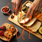 Cutting Board Wood Chopping Board Double Sided Charcuterie Boards Serving Board Kitchen Essential House Warming Hostess Host Gift Serving Tray for Christmas Wedding Birthday Anniversary Silver