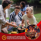 3 Pcs Instant Read Meat Thermometer with Long Probe 9.65 Inch Kitchen Cooking Food Candy Waterproof Digital Thermometer for BBQ Water Milk Yogurt Liquid Cooking (Black,White,Red)