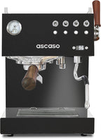Ascaso Steel DUO PLUS Espresso Machine | PID | Programmable | Volumetric Controller | Dual Thermoblock | 120V | (Black)