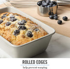 Martha Stewart Gallen 9 Inch Nonstick Carbon Steel Loaf Pan - Cool Grey