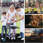100x51 Inches Extra Large Grill Mat for Outdoor Grill - Fireproof Deck and Patio Protector, Waterproof and Oil-Proof Barbecue Grill Mat
