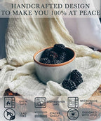 Mora 6oz Ceramic Ramekins, Set of 6 - Oven Safe Baking Dishes for Pudding, Creme Brulee, Souffle, Dip, Custard, Ice Cream