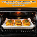 12PCS Stainless Steel 1/8 Sheet Pan, Nonstick Small Cookie Sheet, Small Baking Pans, Toaster Oven Pans, Metal Tray, Stainless Steel Cookie Sheets For Baking, Oven And Dishwasher Safe