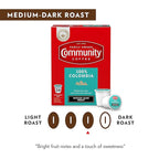 Community Coffee 100% Colombia 96 Count Coffee Pods, Medium Dark Roast, Compatible with Keurig 2.0 K-Cup Brewers, 24 Count (Pack of 4)