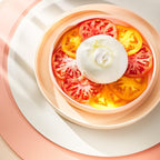 Stone Lain Stella Porcelain Dish Set, 6 Salad Plates, Pastel Orange