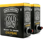 Java House Cold Brew Coffee on Tap (Pack of 2) – Premium 100% Arabica Medium Roast – Smooth Colombian Flavor with Chocolate & Caramel Notes – 1 Gallon Box (16 Servings) – Ready to Drink, No Brewing Required, Fridge-Friendly