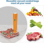 40PCS Vacuum Sealer Bags for Food with Air Valve, Reusable Sous Vide Bags (20 large+20 small)