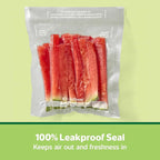 FoodSaver Pint Pre-Cut Vacuum Seal Bags, Easy Use Vacuum Storage Bags, Align to Seal and Tear to Open Vacuum Sealer Storage Bags, 27 Pack