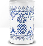 PIÑA BARWARE Seamless Professional Porcelain Mixing Glass – 600mL / 20oz (Pineapple Hospitality Pattern, 1-Pack)
