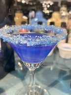 Snowy River Blue Dream, Cocktail & Margarita Sugar Rimmer - Vibrant Naturally Colored Sugar for Cocktail Rimming, Baking & Decorating, Medium Crystal - 3oz