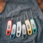Lavatools Javelin® Ultra-Fast 3-Second Digital Instant Read Meat Thermometer for Grill and Cooking, 2.75" Probe, Compact Foldable Design, Large Display, IP65 Water Resistant, NSF Certified – Milk