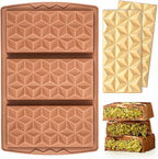 1 Pc Chocolate Bar Mold Deep Silicone Large Chocolate Molds Break Apart Pyramid Shape Thick Candy Bar Molds