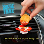 Saucemoto Dip Clip | Car sauce holder for ketchup and dipping sauces. No more dry fries or sauceless nuggets. As seen on Shark Tank (2 count pack, Pink)