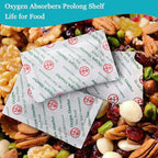 VacYaYa 20CC(300-Pack) Food Grade Oxygen Absorbers Packets for Home Made Jerky and Long Term Food Storage, Stored in Vacuum Bag and 3 Times Oxygen Absorption Capacity