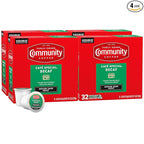 Community Coffee Café Special Decaf Medium-Dark Roast Single Serve Keurig K-Cup Pods 32 Count Box (Pack of 4)