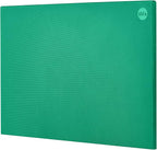 CURTA Cutting Boards for Kitchen, 24" x 18" x 0.5" Green Color Coded Plastic Commercial Chopping Board Anti Slip Surface Dishwasher Safe
