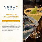 Snowy River Gold, Cocktail & Margarita Sugar Rimmer - Vibrant Color Glass Rimming Sugar with Medium Crystal Texture - 8oz