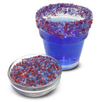 Snowy River Americas, Cocktail & Margarita Sugar Rimmer - Vibrant Naturally Colored Sugar for Cocktail Rimming, Baking & Decorating, Medium Crystal - 8oz
