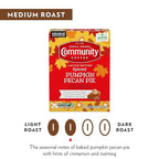 Community Coffee Spiced Pumpkin Pecan Pie Flavored Keurig Coffee Pods, 10 Count, Limited Edition, Medium Roast, 10 count (Pack of 1)