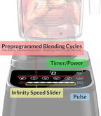 Blendtec Original Designer Series Blender and 90 Oz WildSide+ Jar - Kitchen Blender Bundle - Stainless Steel