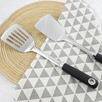 14.3-in Spatula Set, 18/0 Stianless Steel Heavy Duty Turner & Slotted Spatula, Kitchen Cooking Utensils Set, High Heat Resistant, Grilling Frying Serving Food, Pack of 2