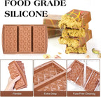 1 Pc Chocolate Bar Mold Deep Silicone Large Chocolate Molds Break Apart Pyramid Shape Thick Candy Bar Molds