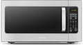 Toshiba ML-EM62P(SS) Large Countertop Microwave with Smart Sensor, 6 Menus, Auto Defrost, ECO Mode, Mute Option & 16.5" Position Memory Turntable, 2.2 Cu Ft, 1200W, Stainless Steel