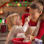 3 Piece Christmas Silicone Spatula Set with lovely bow and gift card. Easy clean, durable, high temperature and stain resistant with bamboo handles.