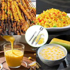 3 Pcs Upgraded Stainless Steel Corn Kitchen Tool set Corn Corn Peeler, Corn Stripper and Corn Holder, Kernel Remover Tool for Home & Outdoor Dining