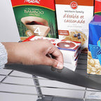 Sterling Shelf Liners for Wire Shelf System: Set of 4 in Graphite: 14 x 36 inch: Plastic Wire Shelving Mats
